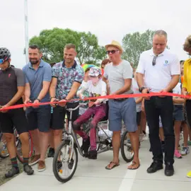 Slávnostné otvorenie cyklotrasy Veľké Leváre - Malé Leváre