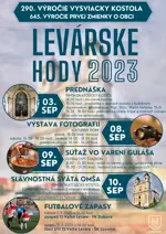 Program Levárskych hodov 2023 začína už 3. septembra