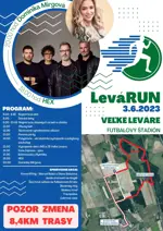 LeváRUN - zmena trasy 8,4 km behu