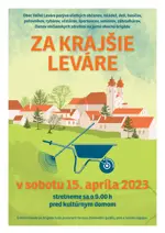 Pozvánka na jarnú obecnú brigádu "Za krajšie Leváre"