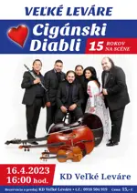 Pozvánka na koncert Cigánskych diablov