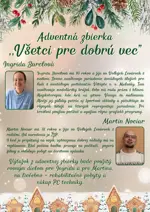 Adventná zbierka "Všetci pre dobrú vec" - zbierka pre Ingridu Burclovú a Martina Nociara