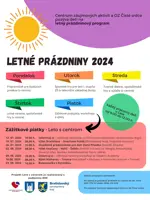 Pozývame deti na letný prázdninový program v Centre