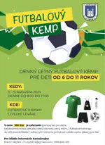 Letný denný futbalový kemp pre deti