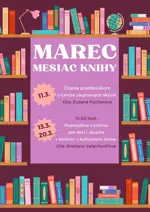 Podujatia pripravované v rámci marca - mesiaca knihy