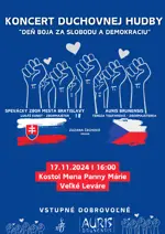 Koncert duchovnej hudby "Deň boja za slobodu a demokraciu"