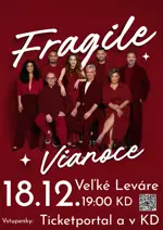 Vianočný koncert FRAGILE vo Veľkých Levároch 