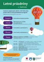 Pozývame deti na letný prázdninový program do Centra záujmových aktivít 