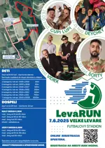 LeváRUN 2025 bude 7.júna – registrácia na behy je spustená