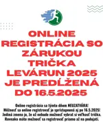 Online registrácia na LeváRUN so zárukou trička je predĺžená do 16.mája