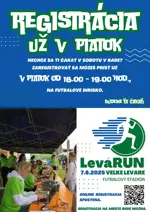 Registrácia na LeváRUN je možná už v piatok