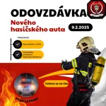 Pozvánka na odovzdávku nového hasičského vozidla