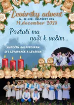 Pozývame na Vianočný galaprogram DFS Leváranek a Leváran