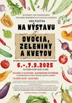 Pozvánka na výstavu ovocia, zeleniny a kvetov