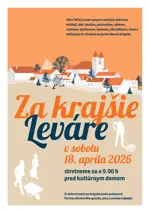 Pozývame na jarnú obecnú brigádu "Za krajšie Leváre"