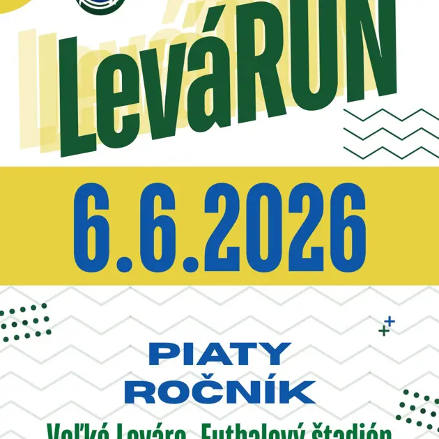 LeváRUN 2026 bude 6.júna. Trénujete už?