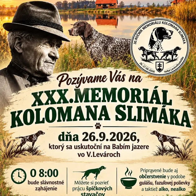 Vo Veľkých Levároch sa cez víkend koná XXX.ročník Memoriálu Kolomana Slimáka