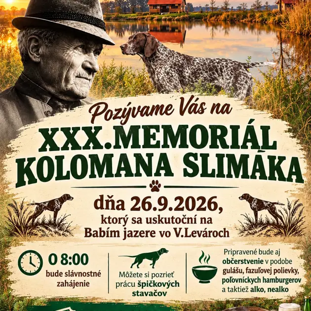 Vo Veľkých Levároch sa cez víkend koná XXX.ročník Memoriálu Kolomana Slimáka