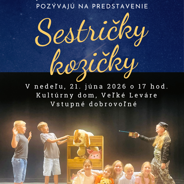 Divadlo z domčeka pozýva na predstavenie Sestričky kozičky