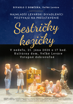 Divadlo z domčeka pozýva na predstavenie Sestričky kozičky