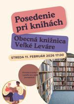 Pozývame na posedenie pri knihách v stredu 11.februára