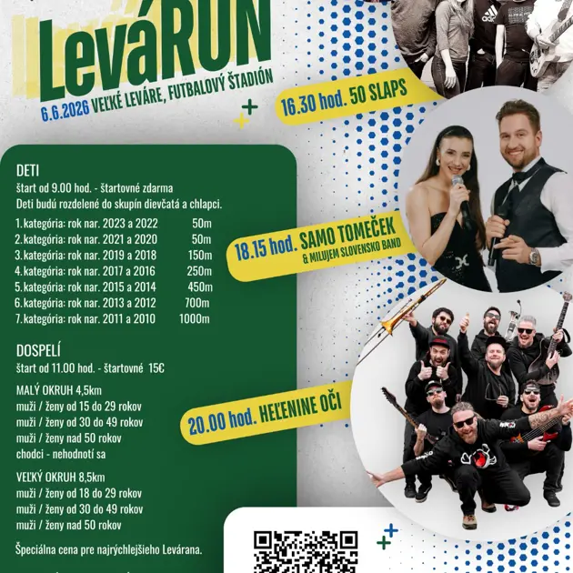 Registrácia na behy LeváRUN 2026 je spustená!