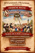DFS Leváranek a FSk Leváran pozývajú na stavanie mája