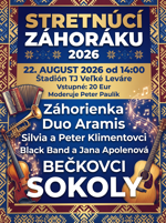 Pozvanie na kultúrno-hudobný festival Stretnúcí Záhorákú 2026
