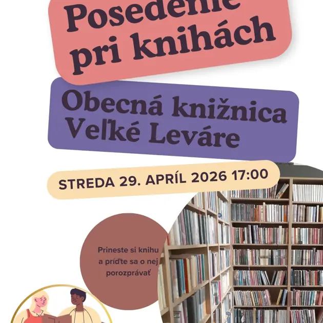 Pozývame na aprílové posedenie pri knihách