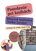 Pozývame na aprílové posedenie pri knihách