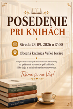 Pozývame na posedenie pri knihách