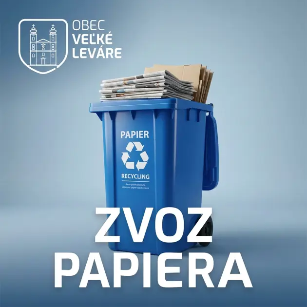V piatok 18.septembra bude zvoz papiera