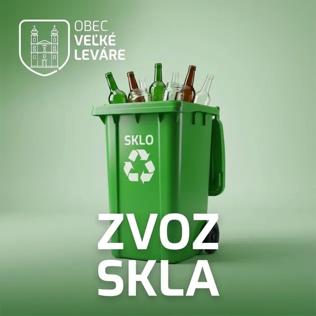V piatok 25.septembra je vývoz skla. 
